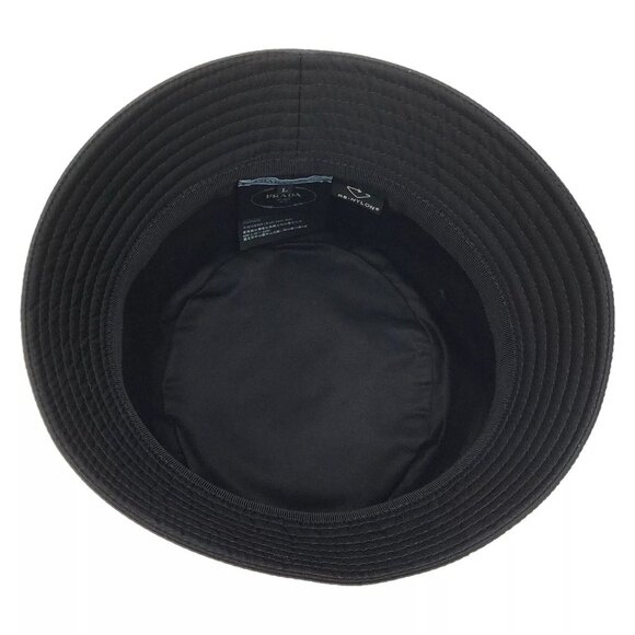 PRADA hat 1HC1372DMIF0002L Nylon Black NEW Women